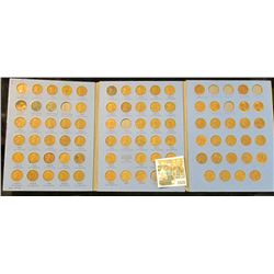 1535 _ 1941-64 Nearly Complete Set of Lincoln Head Cents in a blue Whitman folder.