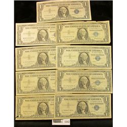 1543 _ (3) Complete Sets of Series 1957 $1, Series 1957A $1, & Series 1957B $1 U.S. Silver Certifica