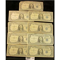 1544 _ (3) Complete Sets of Series 1957 $1, Series 1957A $1, & Series 1957B $1 U.S. Silver Certifica