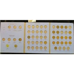 1575 _ Blue Whitman folder containing (22) various Indian Head Cents.