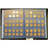 Image 3 : 1581 _ 1941-61 Lincoln Cent Set, missing only the 1955 P and over dates. Stored in a Deluxe Whitman 