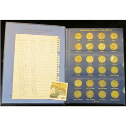 1584 _ 1938-61D Complete Set of Jefferson Nickels in a Deluxe Whitman album. The 1950 D is BU.