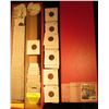 Image 1 : 1603 _ Red 14" Double Row Stock Box 80% full of carded, ready for Flea Market 1928-38 Wheat Cents.