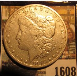 1608 _ 1896 S U.S. Morgan Silver Dollar.