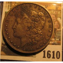 1610 _ 1901 S U.S. Morgan Silver Dollar.