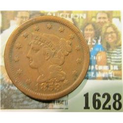 1628 _ 1853 U.S. Large Cent. VF.