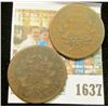 Image 2 : 1637 _ 1798 & 1807 U.S. Large Cents.