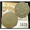 Image 2 : 1639 _ 1801 & 1827 U.S. Large Cents.