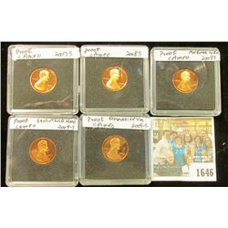 1646 _ 2009 S Professional Life, Formative Years, & early Childhood; 2007 S, & 2008 S  Proof Lincoln