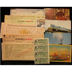 1675 _ Group of ten pieces of Rail Road Memorabilia, including: "The Kansas City Belt Railway Compan