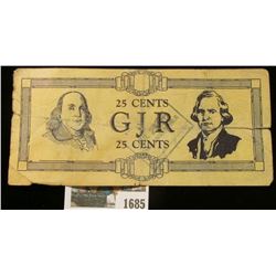 1685 _ Rare George Junior Republic Scrip from 1933. Doc said it was "Not Posted Stamped" but it appe
