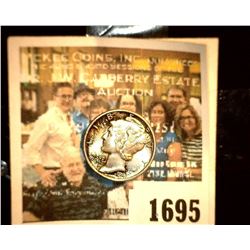 1695 _ 1942 P Mercury Dime. GEM BU 65.