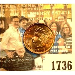 1736 _ 1905 U.S. Indian Head Cent. Brilliant Red Uncirculated.