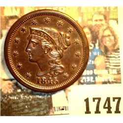 1747 _ 1845 U.S. Large Cent. Originally purchased from Sleepy Hollow Coins as MS63 RB.