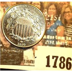 1786 _ 1870 U.S. Shield Nickel, Brilliant Uncirculated