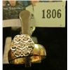 Image 2 : "1806	_	10K Gold Diamond Ring with (7) one point Diamonds. Appears to be about a size 5."