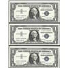 Image 1 : Lot of (3) Consecutive 1957B $1 Silver Certificate Notes