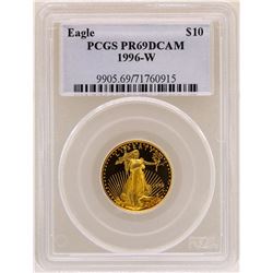 1996-W $10 American Gold Eagle Coin PCGS PR69DCAM