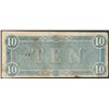 Image 2 : 1864 $10 Confederate States of America Note