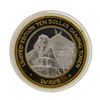Image 1 : .999 Silver Luxor Las Vegas, NV Casino $10 Casino Limited Edition Gaming Token