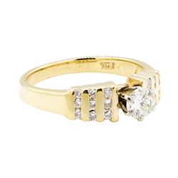 14KT Yellow Gold Lady's 0.70 ctw Diamond Ring