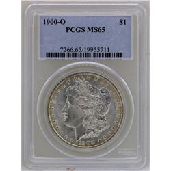 1900-O $1 Morgan Silver Dollar Coin PCGS MS65