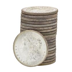 Roll of (20) 1881-S $1 Brilliant Uncirculated Morgan Silver Dollar Coins
