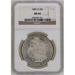 1885-O $1 Morgan Silver Dollar Coin NGC MS66