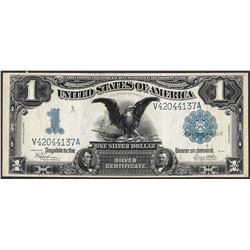 1899 $1 Black Eagle Silver Certificate Note