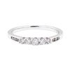 Image 2 : 14KT White Gold 0.30 ctw Diamond Ring