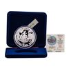 Image 2 : 1988 Rarities Mint Walt Disney Donald & Daisy 5 oz .999 Silver Coin w/Box & COA