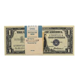 Pack of (100) Consecutive 1957 $1 Silver Certificate Notes