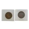 Image 2 : Lot of 1853 & 1854 Large One Cent Coins in Old Flip