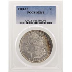 1904-O $1 Morgan Silver Dollar Coin PCGS MS64