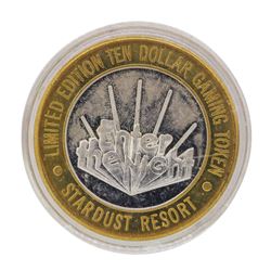 .999 Silver Stardust Resort Las Vegas, Nevada $10 Casino Limited Edition Gaming