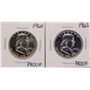 Image 1 : Lot of 1961-1962 Franklin Half Dollar Proof Coins