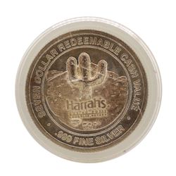 .999 Fine Silver Harrah's Laughlin, Nevada $7 Casino Limited Edition Gaming Toke