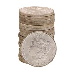 Roll of (20) Brilliant Uncirculated 1896 $1 Morgan Silver Dollar Coins