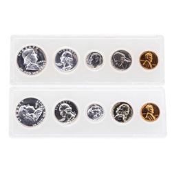 Lot of 1954-1955 (5) Coin Proof Sets