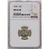 Image 1 : 1920 Mercury Dime Coin NGC MS62FB