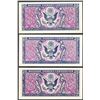 Image 2 : Lot of (3) Series 481 Military Payment Certificate Notes Uncirculated
