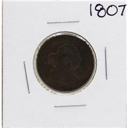 1807 Draped Bust Half Cent Coin
