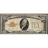 Image 1 : 1928 $10 Gold Certificate Note