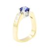 Image 4 : 18KT Yellow and White Gold 1.64 ctw Sapphire and Diamond Ring