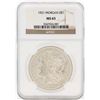 Image 1 : 1921 $1 Morgan Silver Dollar Coin NGC MS65