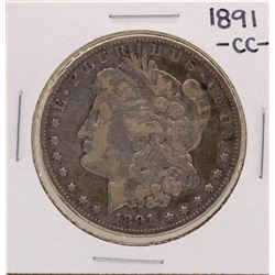 1891-CC $1 Morgan Silver Dollar Coin