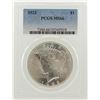 Image 1 : 1923 $1 Peace Silver Dollar Coin PCGS MS66