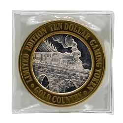 .999 Silver Gold Country Motor Inn Elko, NV $10 Limited Edition Casino Gaming To