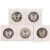 Image 2 : Lot of 1997-2001 $1 American Silver Eagle Coins