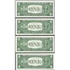 Image 2 : Lot of (4) 1957B $1 Silver Certificate Notes